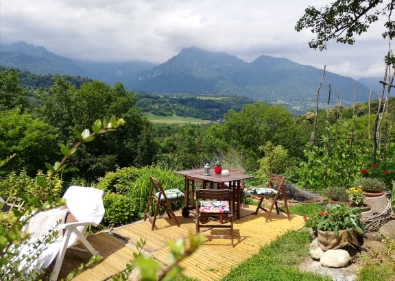 Giardino locazione turistica Sulla Collina post covid