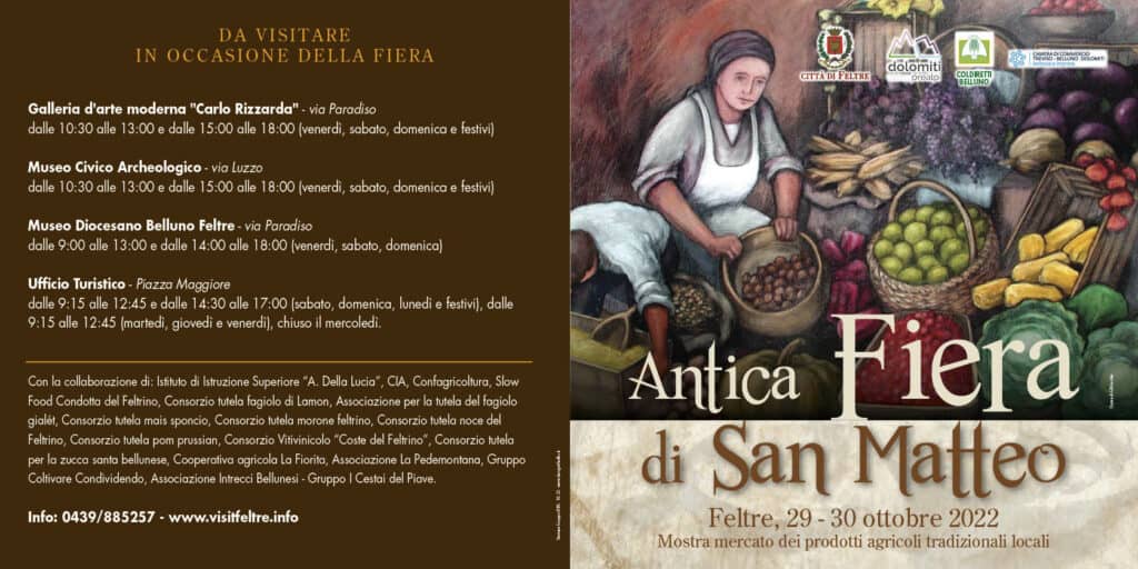 Comune di Feltre Antica Fiera di San Matteo pieg esterno