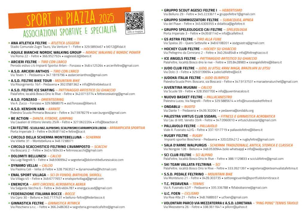 A Deplianti SportPiazza Feltre